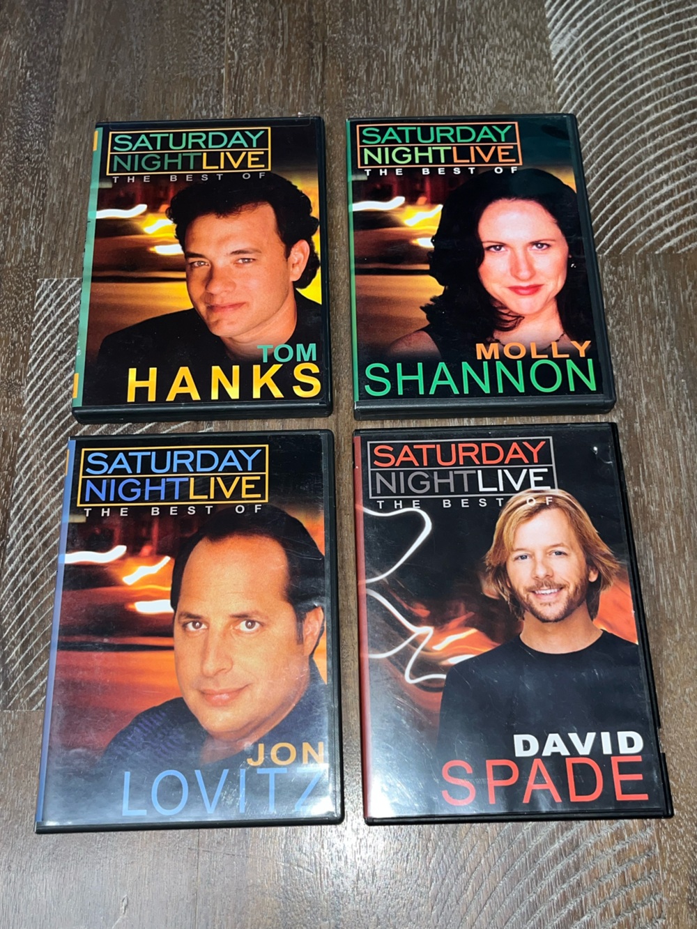 Lot of 4 Saturday Night Live DVD The Best Of Tom Hanks Molly Shannon David Spade
